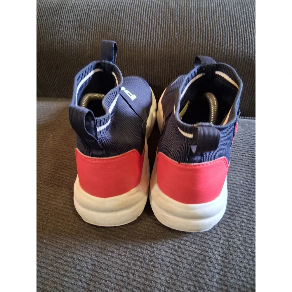 Polo Ralph Lauren Channing‎ Bootie Men's 7 Blue Red Slip On Boots